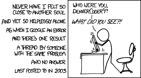 xkcd - wisdom of the ancients